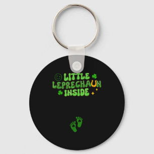 Llavero Revelación de embarazo diseño día de San Patricio
