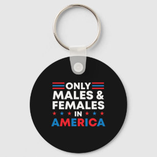 Llavero Revelación de género pro Trump solo hombres y muje