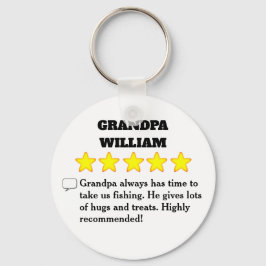 Llavero Revisión del abuelo de 5 estrellas
