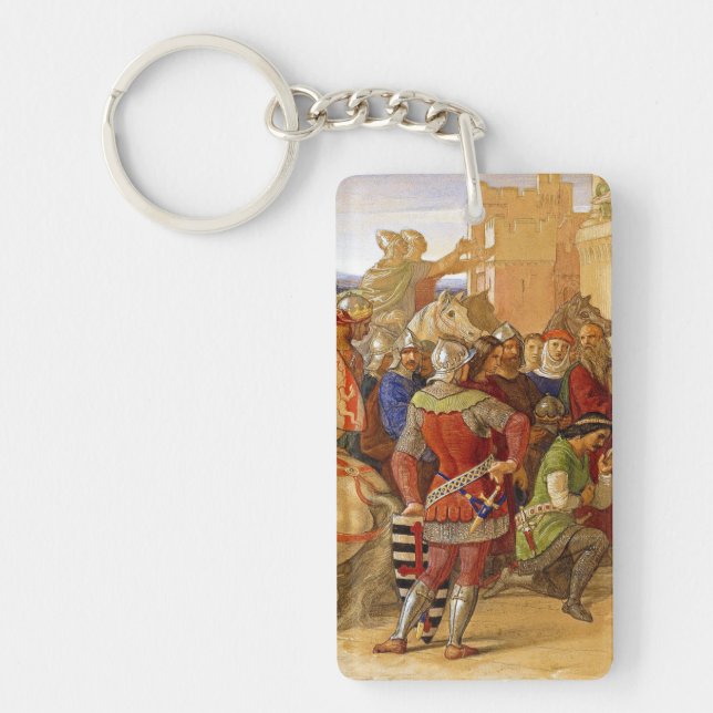 Llavero Rey Arturo y Caballeros de la Mesa Redonda (Frente)