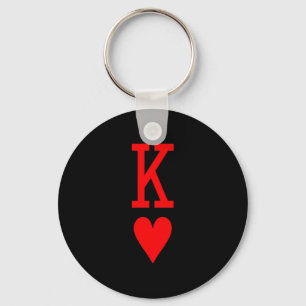Llavero Rey De Corazones Y Reina De Corazones Parejas Coin