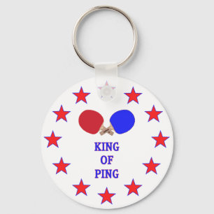 Llavero Rey de Ping Pong