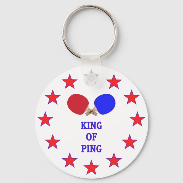 Llavero Rey de Ping Pong (Anverso)