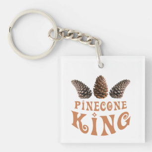 Llavero Rey del cono del pino