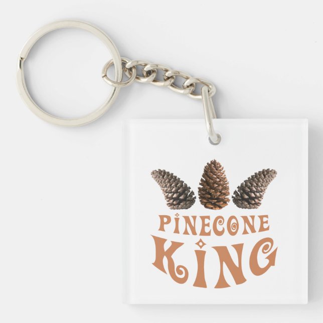 Llavero Rey del cono del pino (Frente)