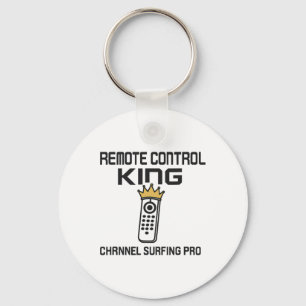 Llavero Rey del control remoto (channel Surfing Pro) Gráfi