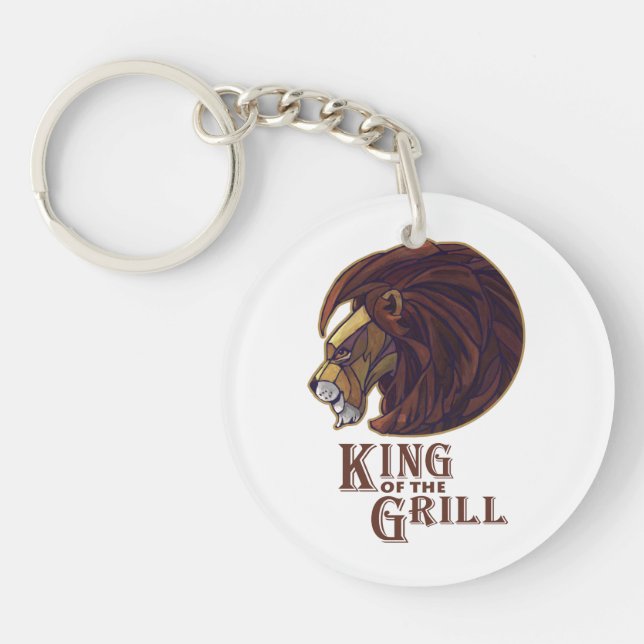 Llavero Rey del Grill (Frente)