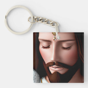 Llavero Rey del Universo Jesús con aspecto 3D