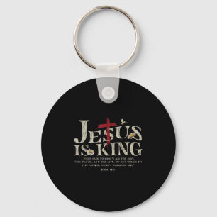 Llavero Rey es Jesús Versículo Bíblico Juan 14_6 Dios Cris