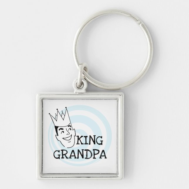Llavero Rey Grandpa T-shirts y regalos (Frente)