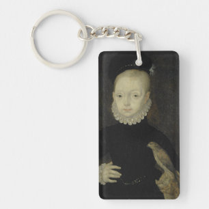 Llavero Rey James VI con Halcón Espumoso - 1574
