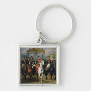 Llavero Rey Louis-Felipe (1773-1850) de Francia y la suya