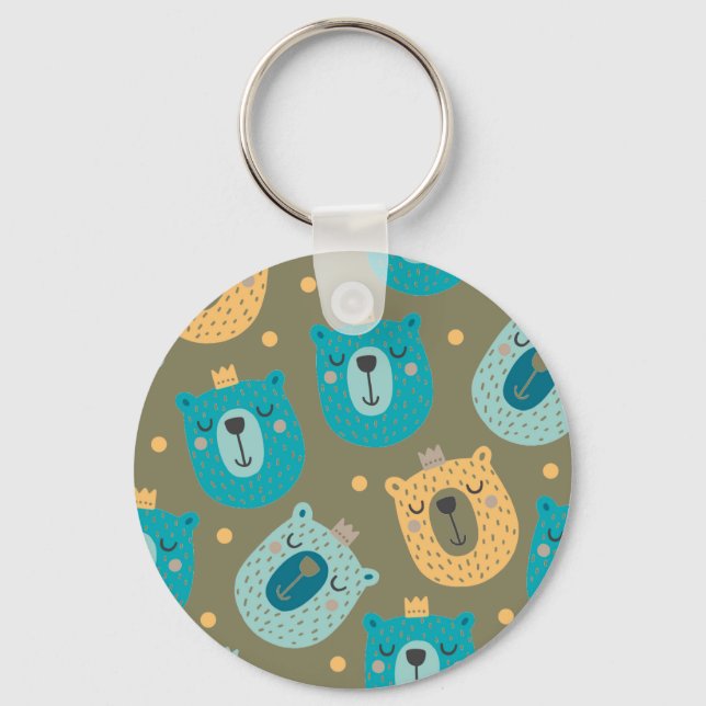 Llavero Reyes del oso feliz (Anverso)