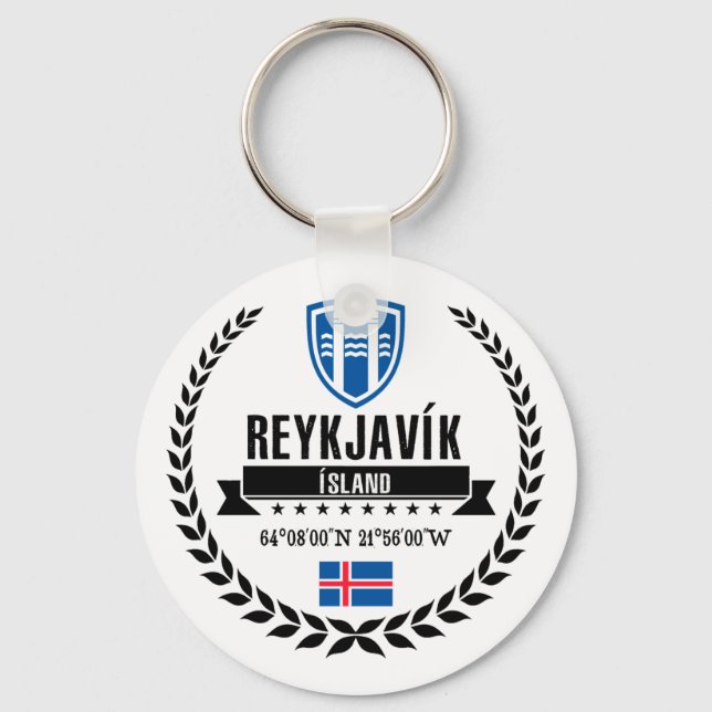 Llavero Reykjavík (Anverso)