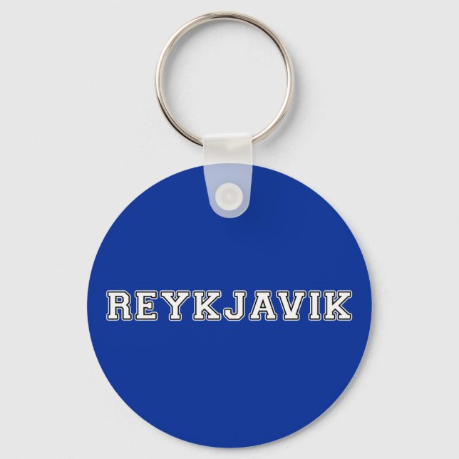 Llavero Reykjavik Islandia (Anverso)