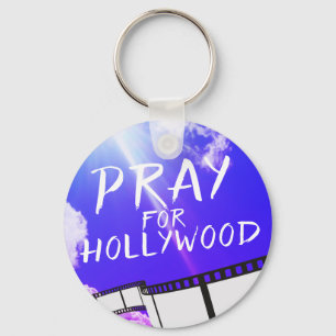Llavero Reza por Hollywood en Sky Purple