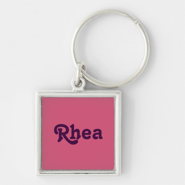 Llavero Rhea de la cadena de claves (Frente)