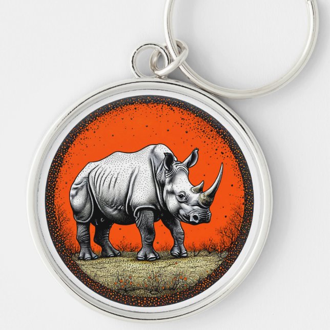 Llavero Rhinoceros (Frente)