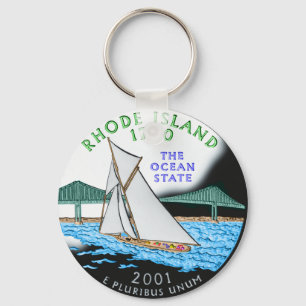 Llavero Rhode Island Keychain