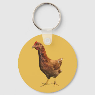 Llavero Rhode Island Red Hen Chicken Keychain