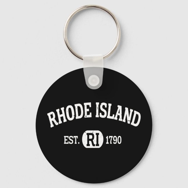 Llavero Rhode Island Retro Vintage Rhode (Anverso)