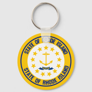 Llavero Rhode Island Round Emblem