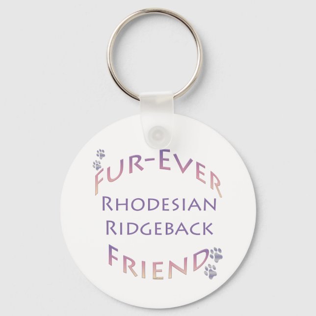Llavero Rhodeisan Ridgeback Fur-ever Friend (Anverso)