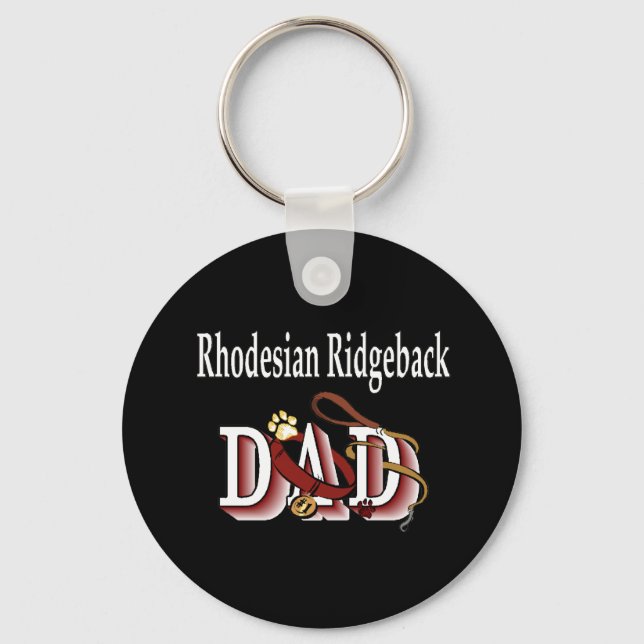 Llavero Rhodesian Ridgeback dad Keychain (Anverso)