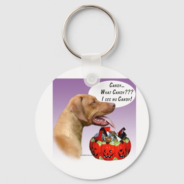 Llavero Rhodesian Ridgeback Halloween Candy (Anverso)