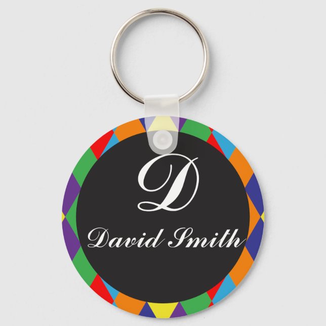 Llavero Rhombus de colores (Anverso)