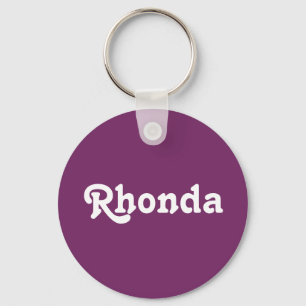 Llavero Rhonda de la cadena de claves