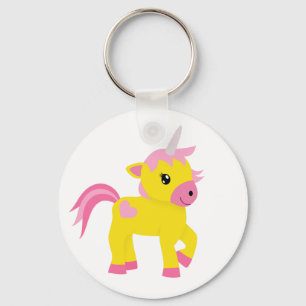 Llavero Rhubarb y Custard Unicorn