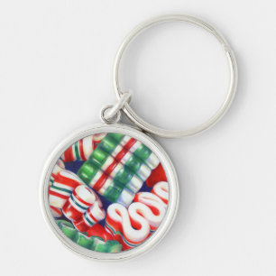 Llavero RIBBON CANDY Premium Round Keychain