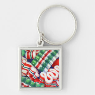 Llavero RIBBON CANDY Premium Square Keychain