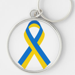 LLAVERO RIBÓN URKANO AZUL Y AMARILLO