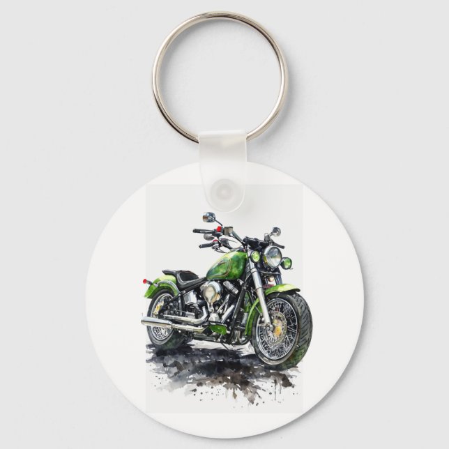 Llavero  Ride Forever – Motorcycle Keychain (Anverso)