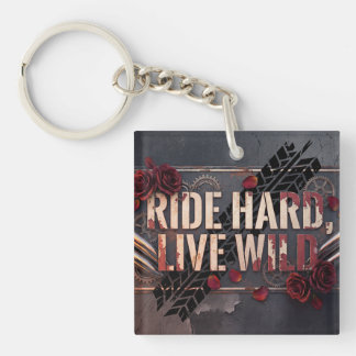 Llavero ride hard, live wild
