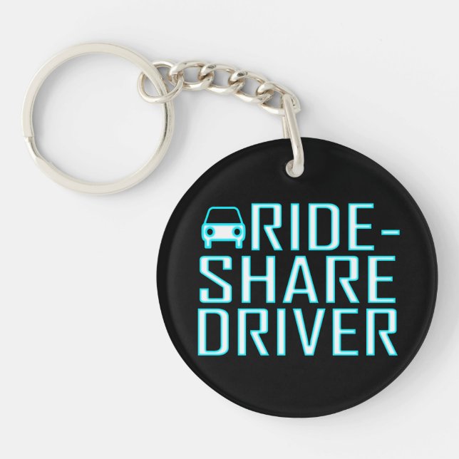 Llavero Ride Share Drive Uber Driver Rideshare (Frente)