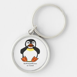 Llavero Ríe a pingüino, meWarriorWoman en Twitch