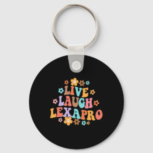 Llavero Ríe Lexapro Groovy Terapeuta de Salud Mental Ansie