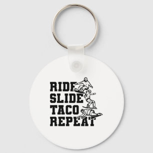 Llavero Rige Slide Taco Repetir Snowboarder Snowboard