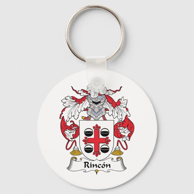 Llavero Rincón Family Crest (Anverso)