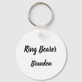 Llavero Ring Bearer Regalo Nombre personalizado Regalos Bo