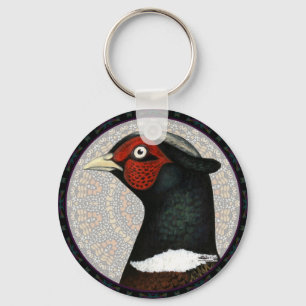 Llavero Ringneck Pheasant Circle