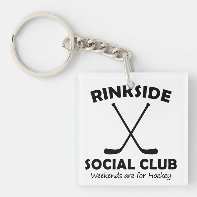 Llavero Rinkside Social Club Madre Danza de Regalo Hockey  (Frente)