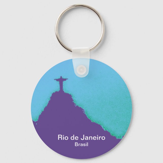 Llavero Rio, Corcovado, Cristo (Anverso)