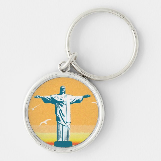 Llavero Río - Corcovado - Jesucristo el Redentor (Frente)
