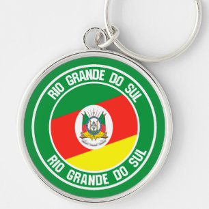 Llavero Rio Grande do Sul Round Emblem