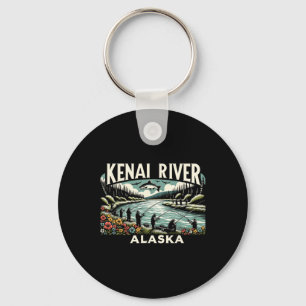 Llavero Río Kenai Alaska Ak Pesca de Salmón Amantes de la 