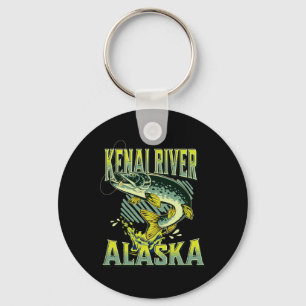 Llavero Río Kenai Alaska Vacaciones de Pesca Amante de la